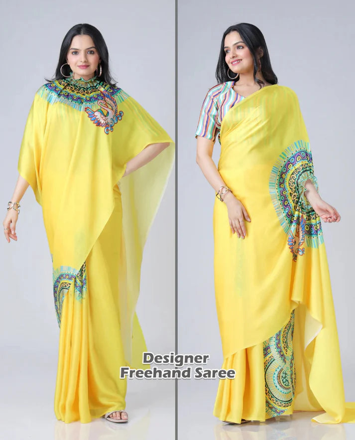 Vastrikaara Premium Designer Saree – Pack of 2 | Limited Edition Combo